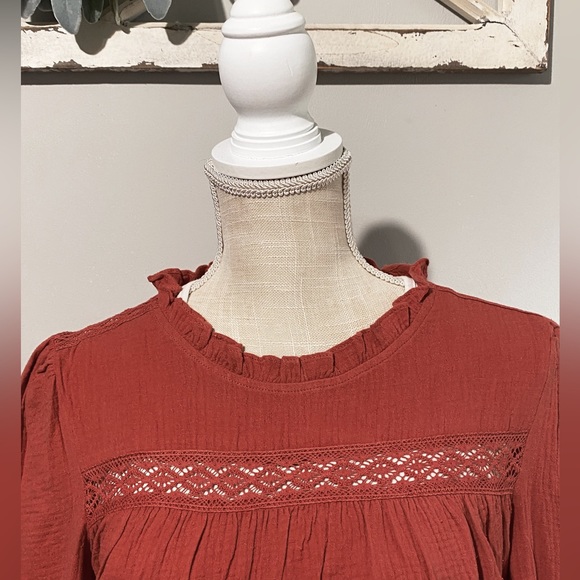 2️⃣6️⃣Balloon sleeve fall blouse - Picture 4 of 5